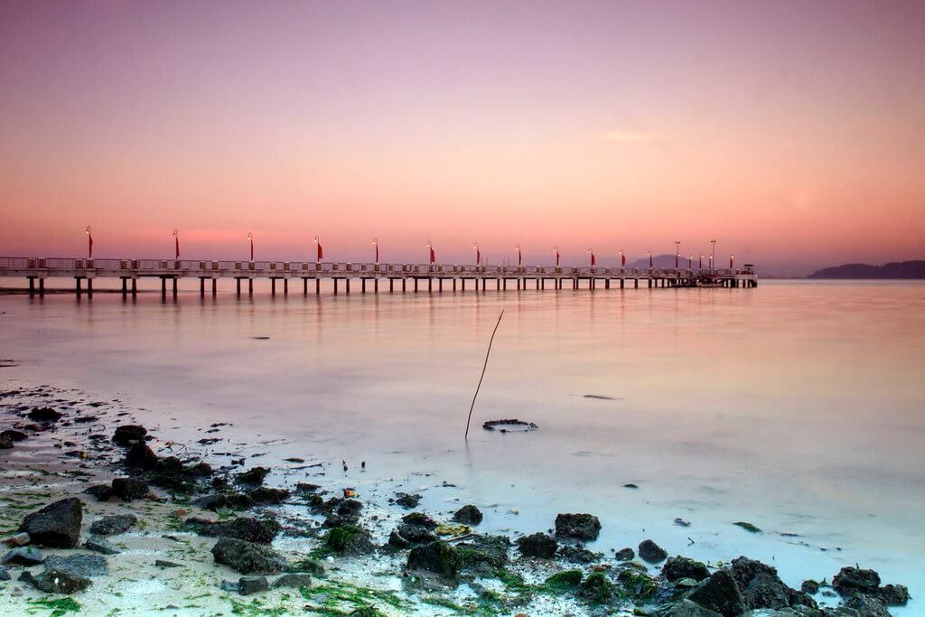 Sunset view at Jetty Pulau Jerejak park Parks and Nature Attractions in Penang 5381032112 39ee98ea12 b
