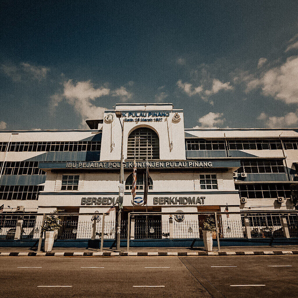 Penang Police Headquarters facing Penang Road street stories Street Stories: Transfer Road Penang Police Headquarters