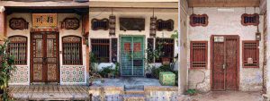 Main Shophouse Styles in George Town